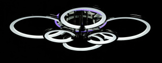 Світлодіодна люстра LK237/2+2+2 LED (ZBK)
