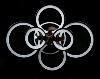 Світлодіодна люстра LK237/2+2+2 LED (ZBK)
