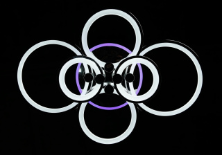 Светодиодная люстра LK237/2+2+2 LED (chrome)