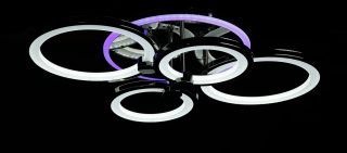Світлодіодна люстра LK237/2+2 LED (ZBK)