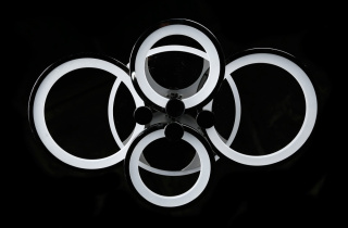 Світлодіодна люстра LK237/2+2 LED (ZBK)