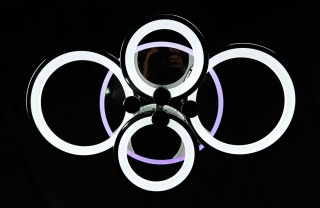 Світлодіодна люстра LK237/2+2 LED (ZBK)