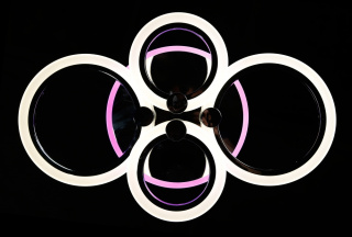 Светодиодная люстра LK236/4+A LED (chrome)