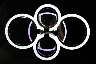 Светодиодная люстра LK236/4+A LED (chrome)