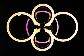 Светодиодная люстра LK236/4+A LED (chrome)