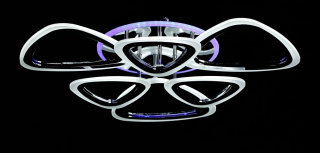 Світлодіодна люстра LK109/3+3+A LED (chrome)