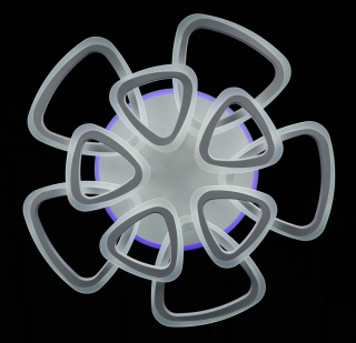 Светодиодная люстра LK109/5+5 LED (white)