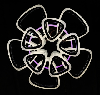Светодиодная люстра LK109/5+5 LED (chrome)