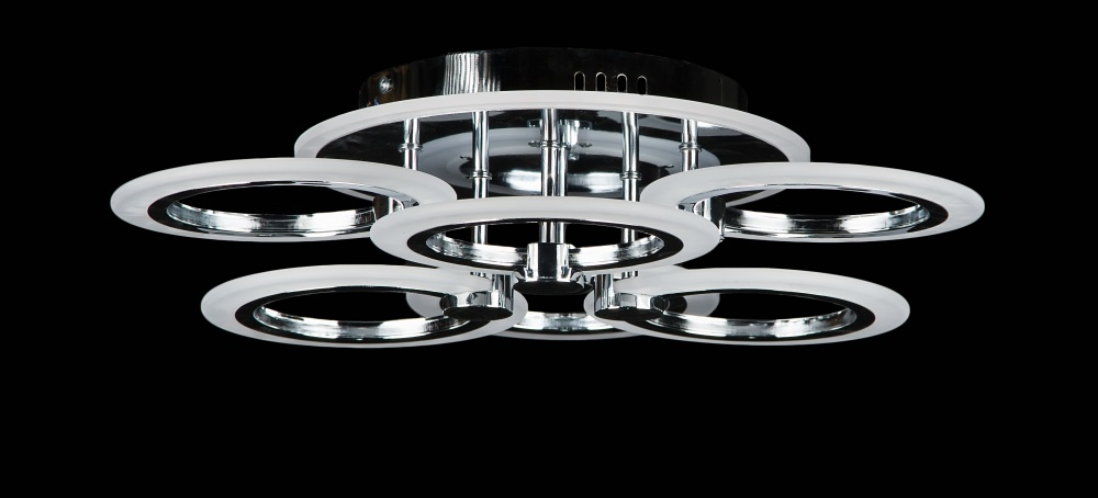 Світлодіодна люстра LK235/3+3+A LED (chrome)
