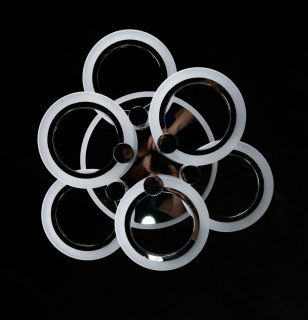 Світлодіодна люстра LK235/3+3+A LED (chrome)