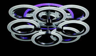 Светодиодная люстра LK235/4+4+A LED (chrome)