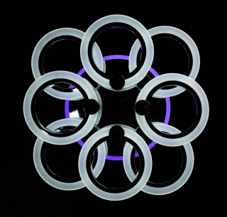 Светодиодная люстра LK235/4+4+A LED (chrome)