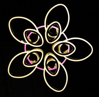 Светодиодная люстра LK209/5+5A LED (ZBK)