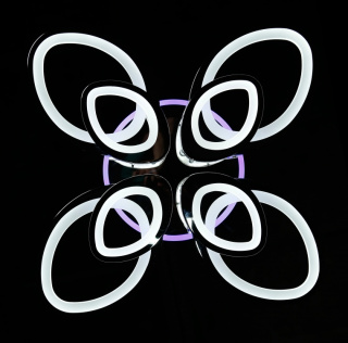 Світлодіодна люстра LK232/4+4+A LED (chrome)
