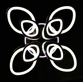 Світлодіодна люстра LK232/4+4+A LED (chrome)