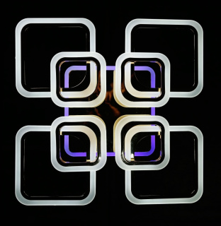 Светодиодная люстра LK206/4+4+A LED (white)