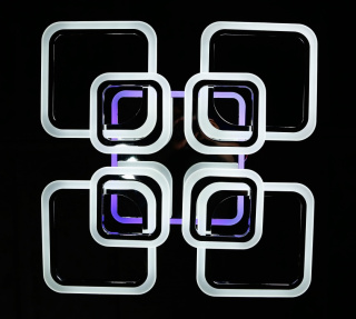 Светодиодная люстра LK206/4+4+A LED (chrome)