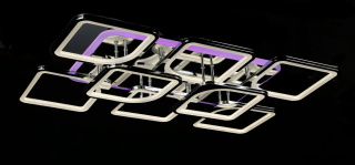 Світлодіодна люстра LK238/6+2 LED (chrome)