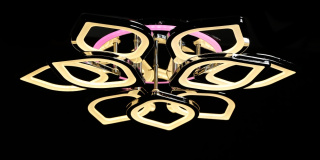 Светодиодная люстра LK30/6+3+A LED (chrome)