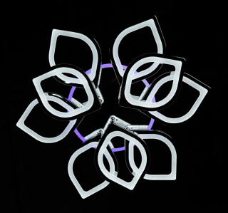 Светодиодная люстра LK30/6+3+A LED (chrome)